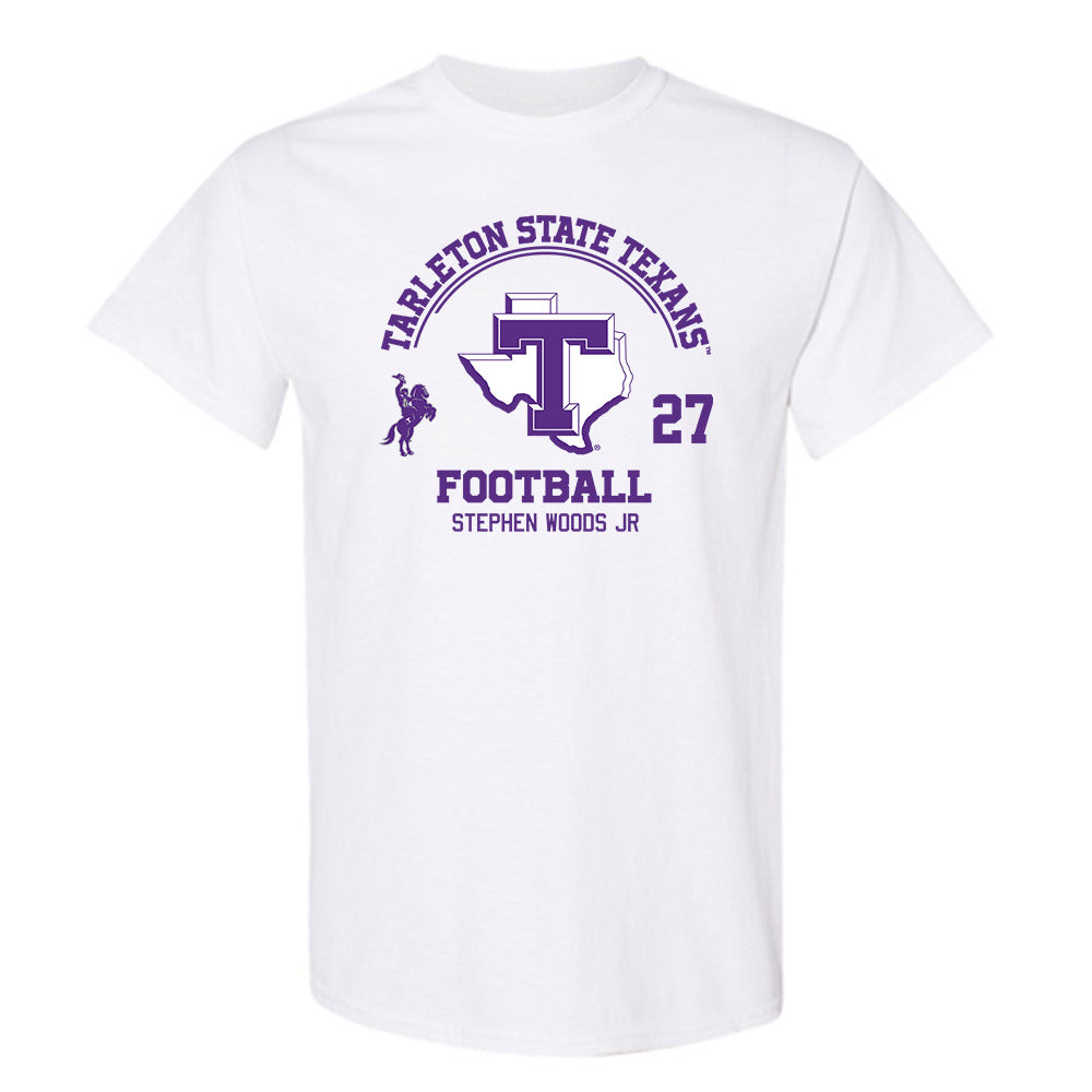 Tarleton State - NCAA Football : Stephen Woods Jr - Classic Fashion Shersey T-Shirt-0