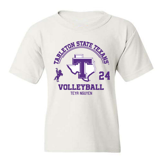Tarleton State - NCAA Women's Volleyball : Teya Nguyen - Classic Fashion Shersey Youth T-Shirt-0