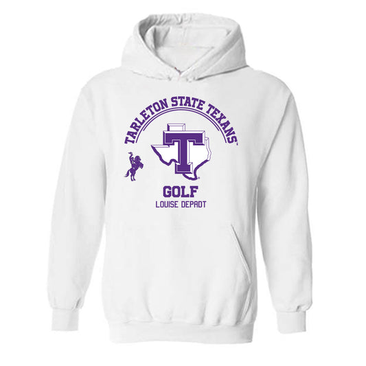 Tarleton State - NCAA Women's Golf : Louise Depadt - Classic Fashion Shersey Hooded Sweatshirt-0