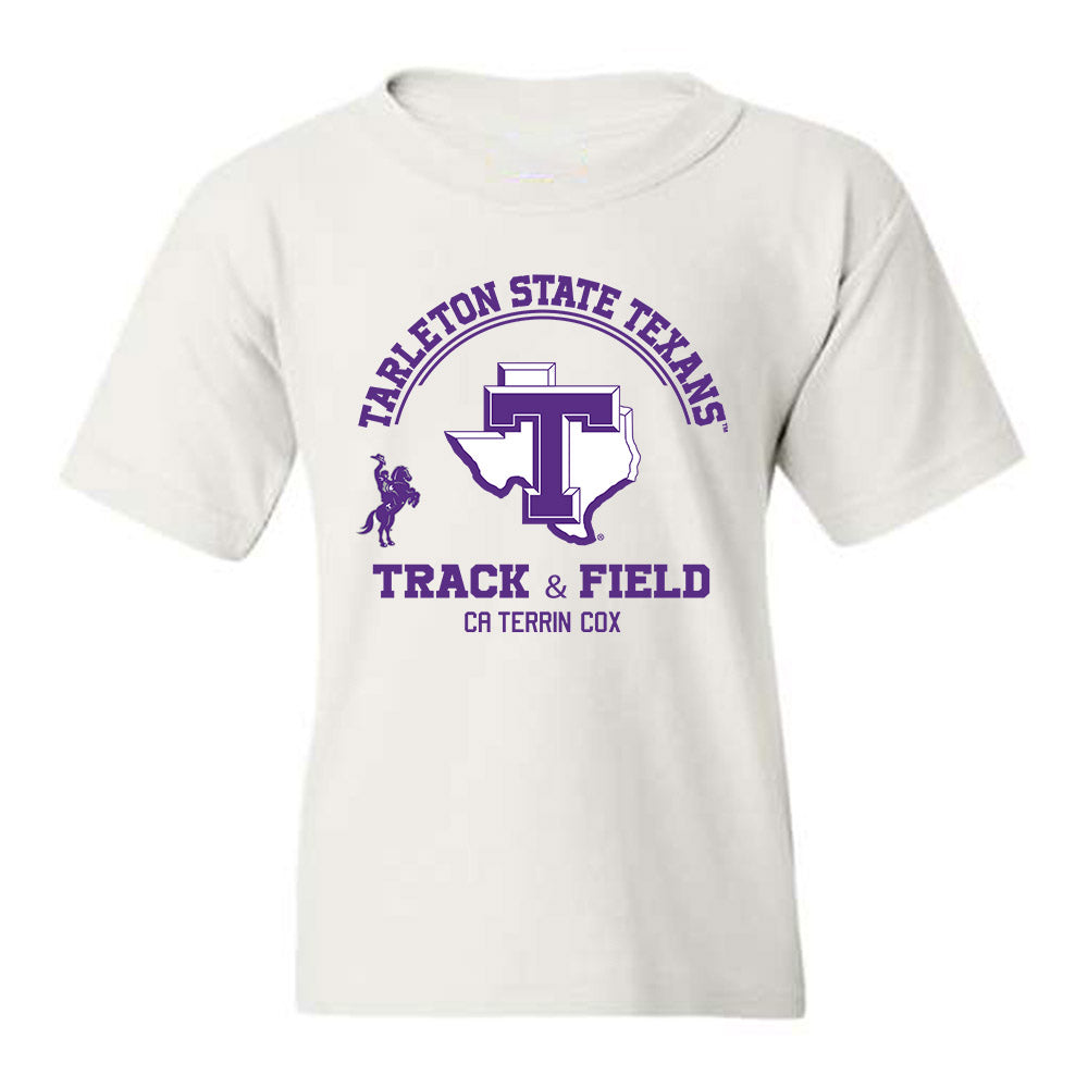 Tarleton State - NCAA Men's Track & Field : Ca'Terrin Cox - Classic Fashion Shersey Youth T-Shirt