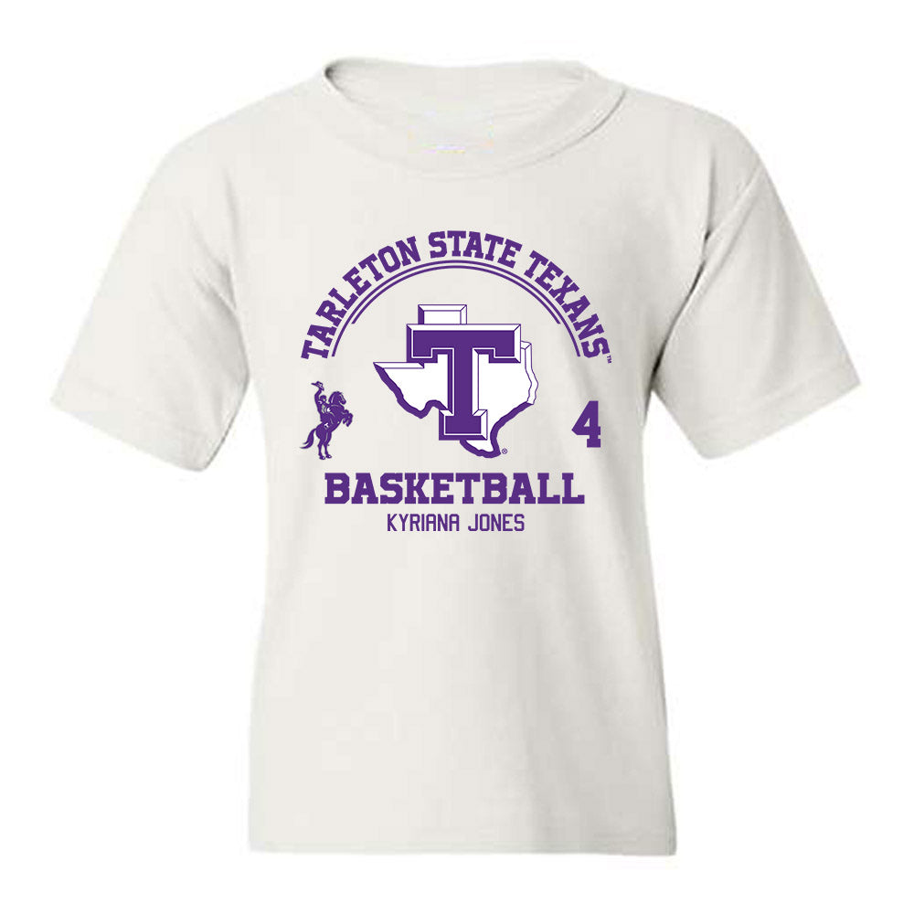 Tarleton State - NCAA Women's Basketball : Kyriana Jones - Classic Fashion Shersey Youth T-Shirt-0