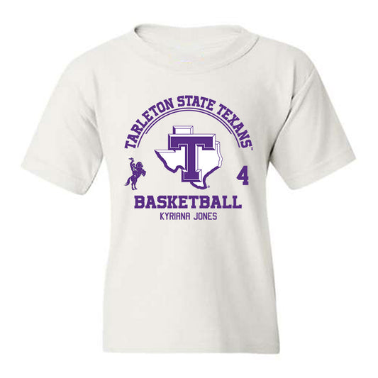 Tarleton State - NCAA Women's Basketball : Kyriana Jones - Classic Fashion Shersey Youth T-Shirt-0