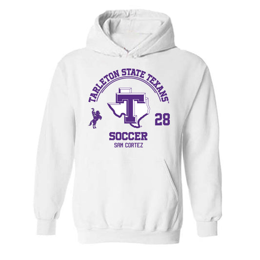 Tarleton State - NCAA Women's Soccer : Sam Cortez - Classic Fashion Shersey Hooded Sweatshirt-0