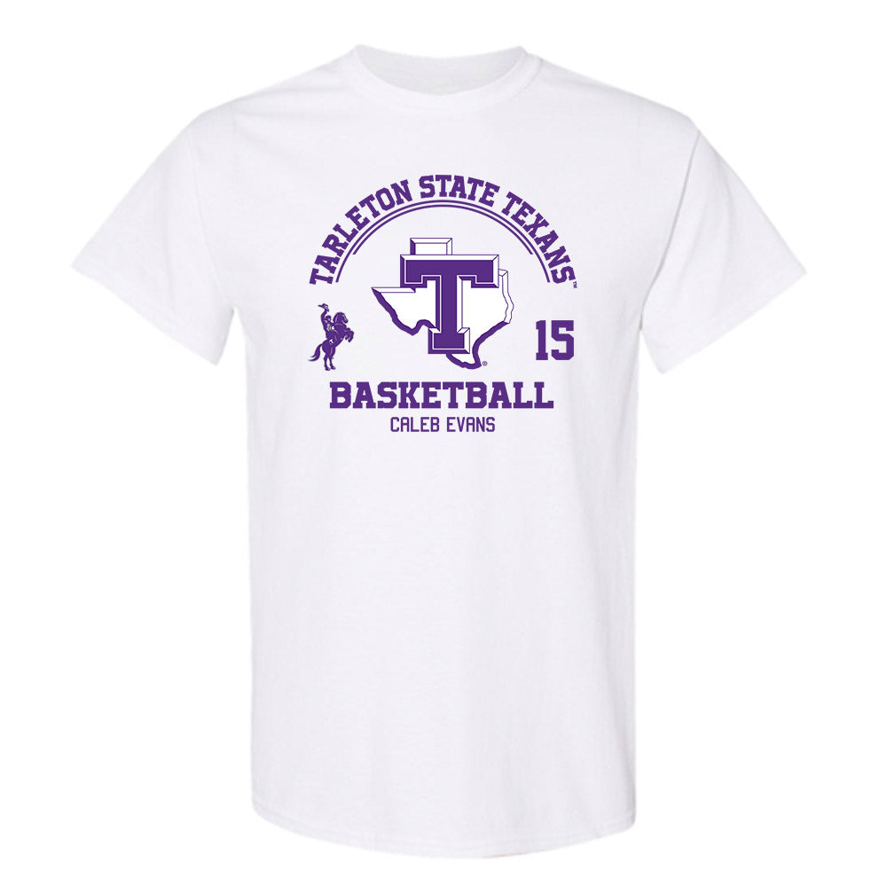 Tarleton State - NCAA Men's Basketball : Caleb Evans - Classic Fashion Shersey T-Shirt-0