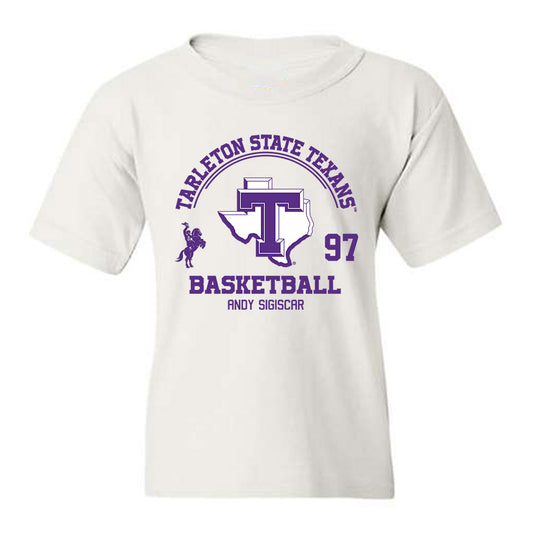 Tarleton State - NCAA Men's Basketball : Andy SIGISCAR - Classic Fashion Shersey Youth T-Shirt-0