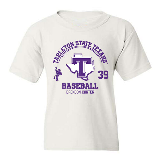 Tarleton State - NCAA Baseball : Brendon Carter - Classic Fashion Shersey Youth T-Shirt-0