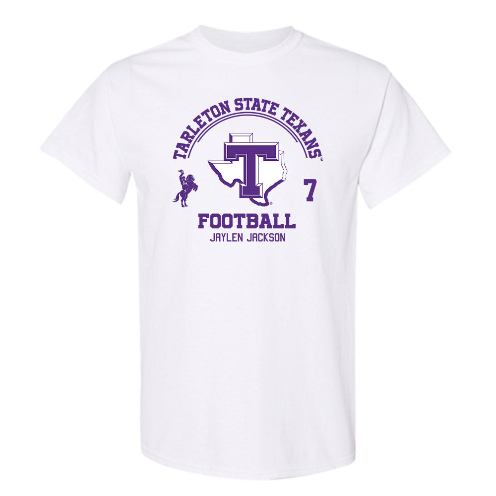 Tarleton State - NCAA Football : Jaylen Jackson - Classic Fashion Shersey T-Shirt-0