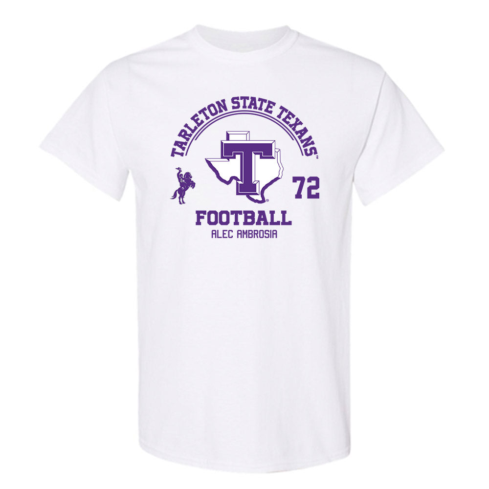 Tarleton State - NCAA Football : Alec Ambrosia - Classic Fashion Shersey T-Shirt-0