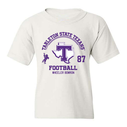 Tarleton State - NCAA Football : Wheeler Bowron - Classic Fashion Shersey Youth T-Shirt-0