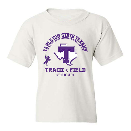 Tarleton State - NCAA Women's Track & Field : Nyla Barlow - Classic Fashion Shersey Youth T-Shirt-0