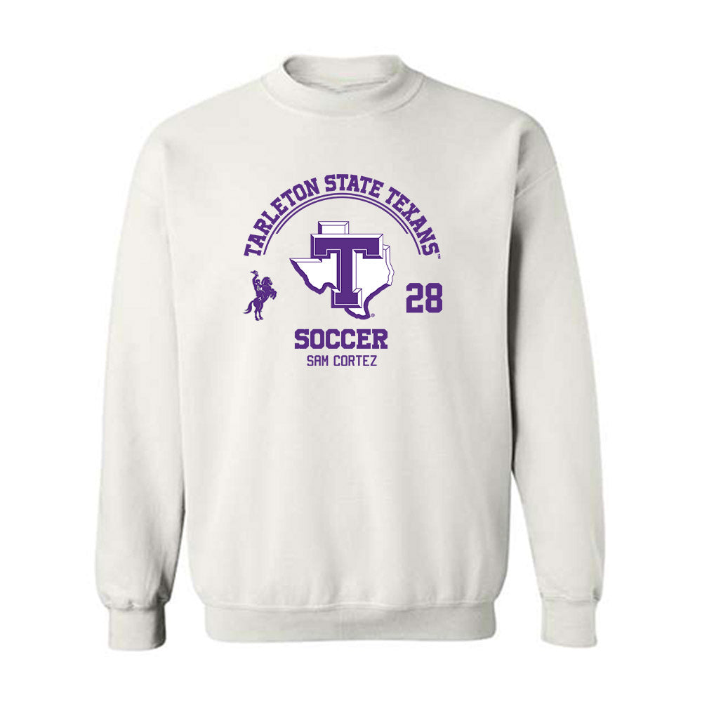 Tarleton State - NCAA Women's Soccer : Sam Cortez - Classic Fashion Shersey Crewneck Sweatshirt-0