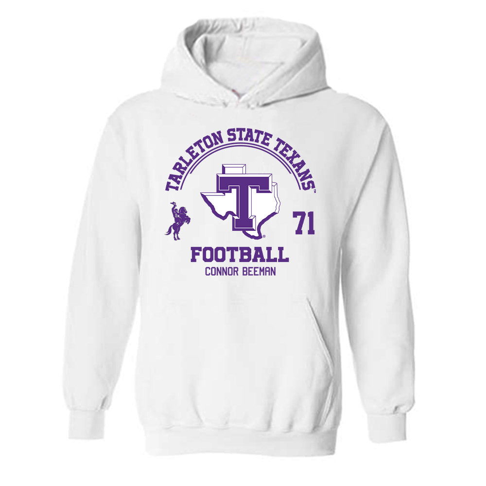 Tarleton State - NCAA Football : Connor Beeman - Classic Fashion Shersey Hooded Sweatshirt
