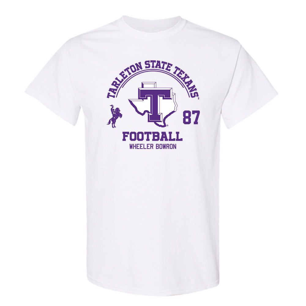 Tarleton State - NCAA Football : Wheeler Bowron - Classic Fashion Shersey T-Shirt-0