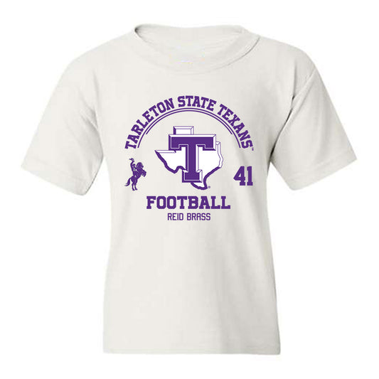 Tarleton State - NCAA Football : Reid Brass - Classic Fashion Shersey Youth T-Shirt-0