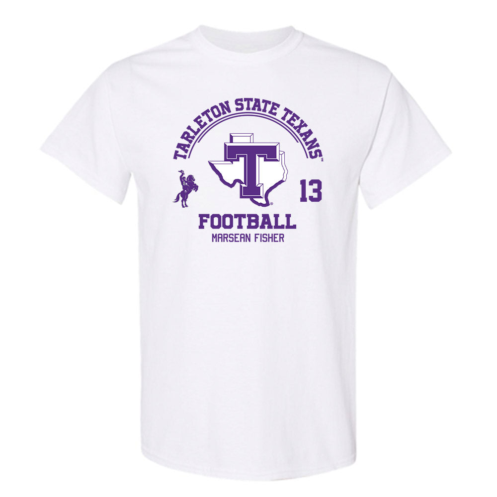 Tarleton State - NCAA Football : Marsean Fisher - Classic Fashion Shersey T-Shirt-0