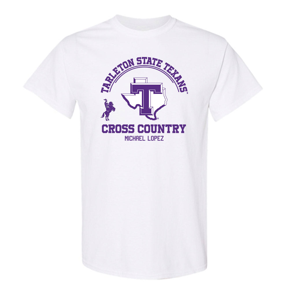 Tarleton State - NCAA Men's Cross Country : Michael Lopez - Classic Fashion Shersey T-Shirt-0