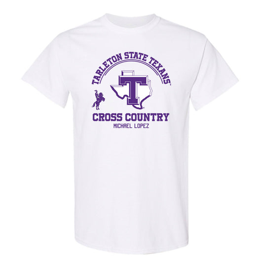 Tarleton State - NCAA Men's Cross Country : Michael Lopez - Classic Fashion Shersey T-Shirt-0