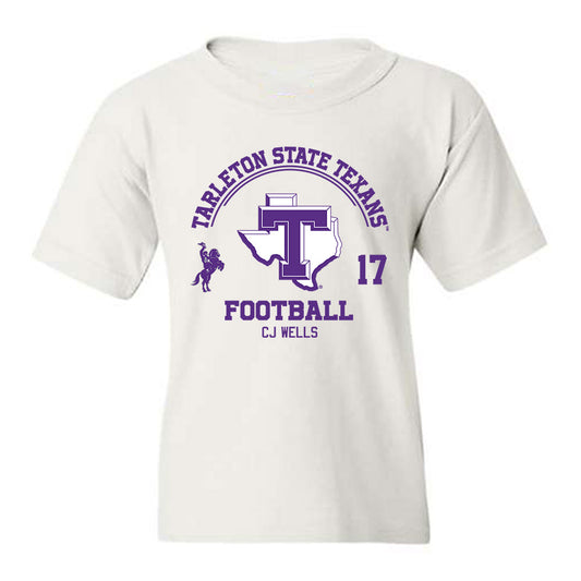 Tarleton State - NCAA Football : CJ Wells - Classic Fashion Shersey Youth T-Shirt-0