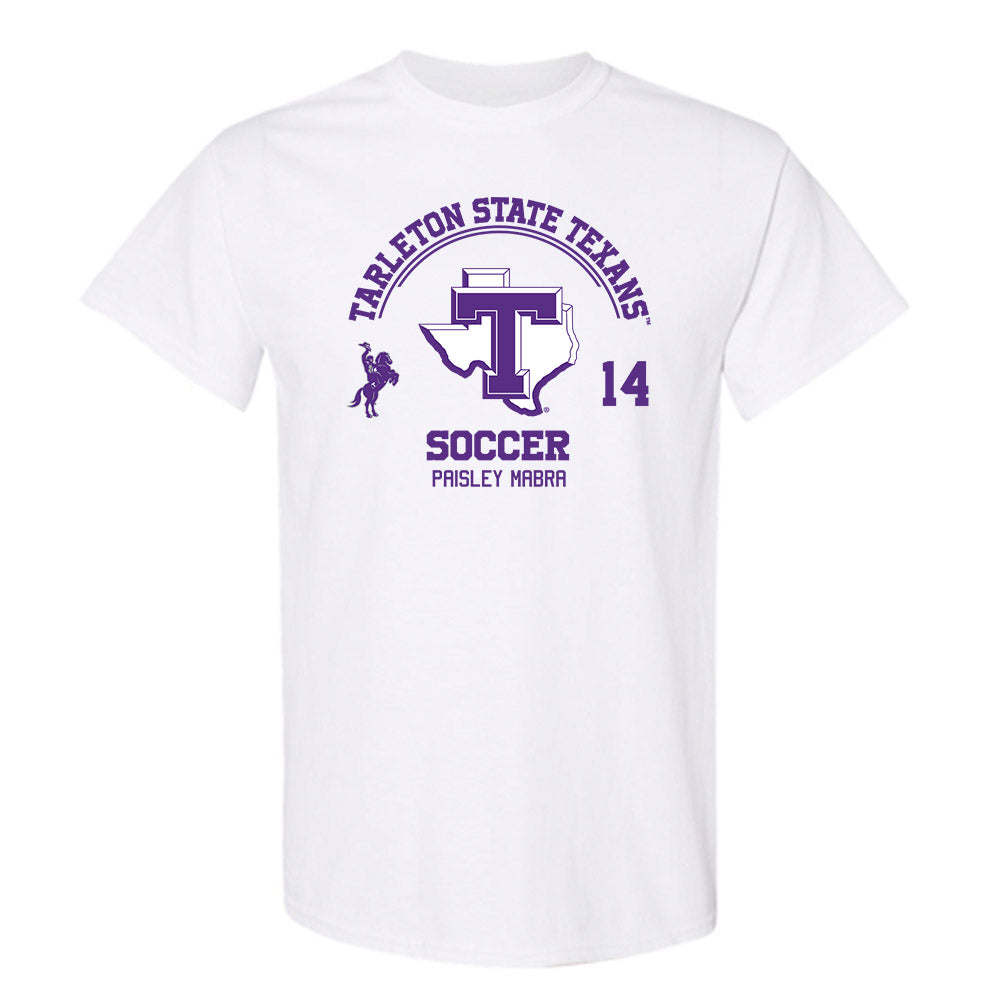 Tarleton State - NCAA Women's Soccer : Paisley Mabra - Classic Fashion Shersey T-Shirt-0