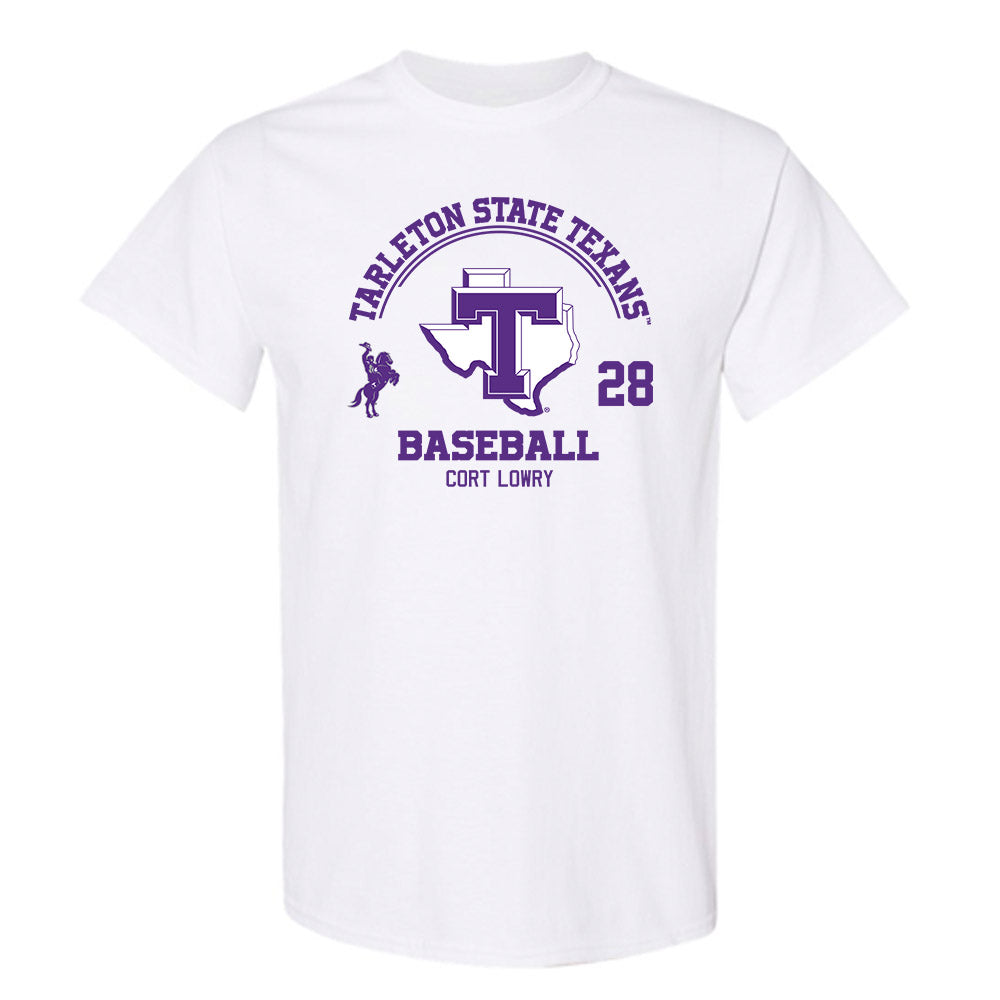 Tarleton State - NCAA Baseball : Cort Lowry - Classic Fashion Shersey T-Shirt-0