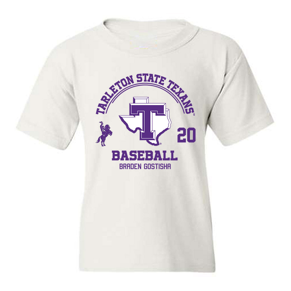 Tarleton State - NCAA Baseball : Braden Gostisha - Classic Fashion Shersey Youth T-Shirt-0