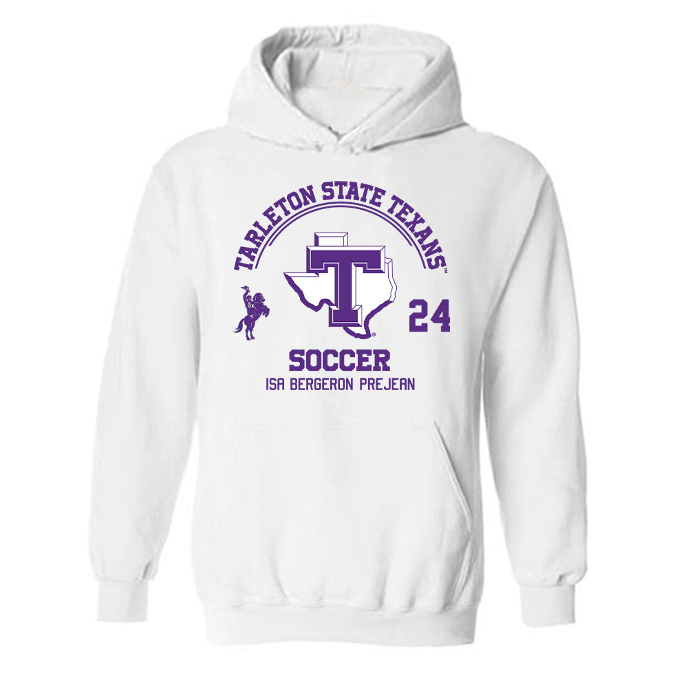 Tarleton State - NCAA Women's Soccer : Isa Bergeron-Prejean - Classic Fashion Shersey Hooded Sweatshirt-0