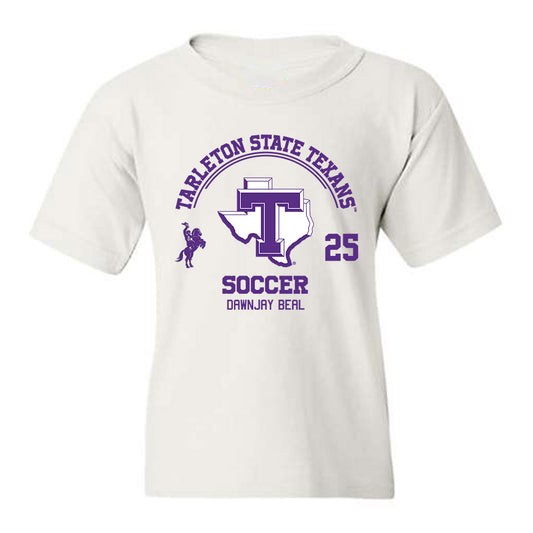 Tarleton State - NCAA Women's Soccer : DawnJay Beal - Classic Fashion Shersey Youth T-Shirt-0