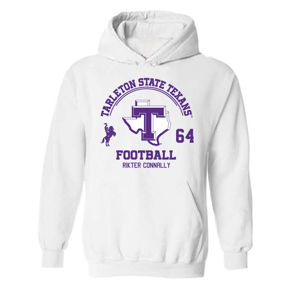 Tarleton State - NCAA Football : Rikter Connally - Classic Fashion Shersey Hooded Sweatshirt-0