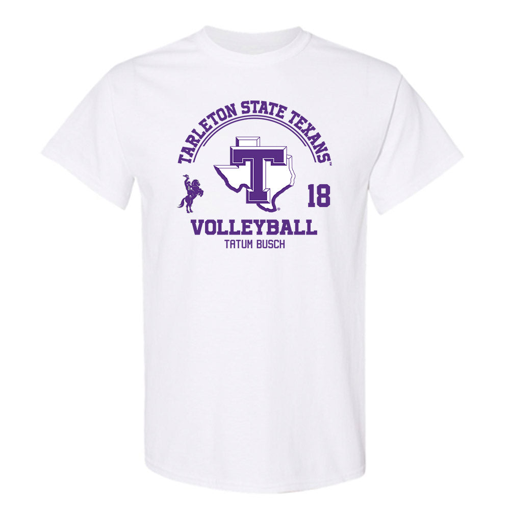 Tarleton State - NCAA Women's Volleyball : Tatum Busch - Classic Fashion Shersey T-Shirt-0