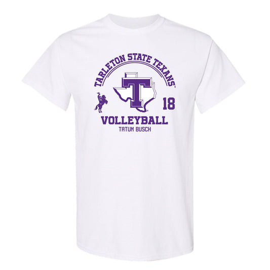 Tarleton State - NCAA Women's Volleyball : Tatum Busch - Classic Fashion Shersey T-Shirt-0