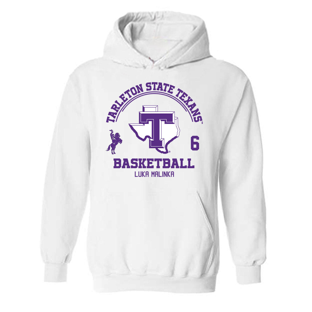 Tarleton State - NCAA Women's Basketball : Luka Malinka - Classic Fashion Shersey Hooded Sweatshirt-0