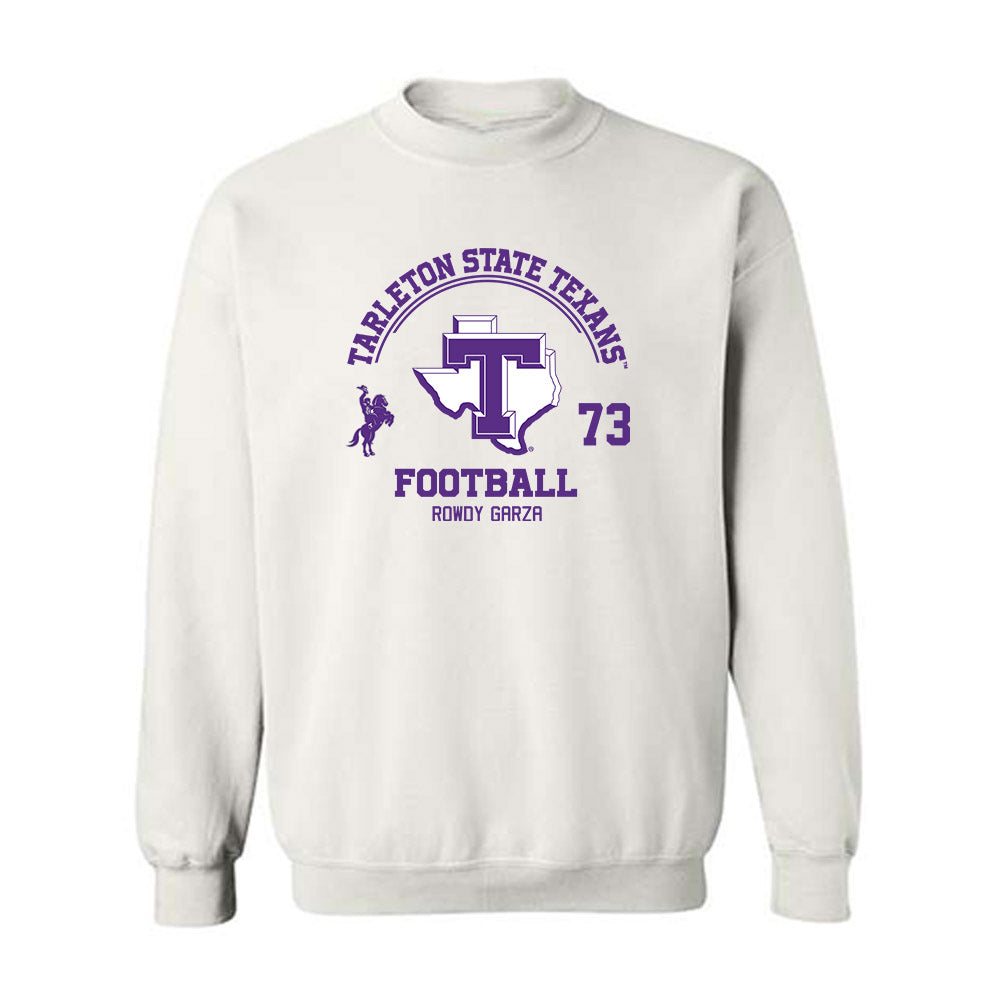 Tarleton State - NCAA Football : Rowdy Garza - Classic Fashion Shersey Crewneck Sweatshirt