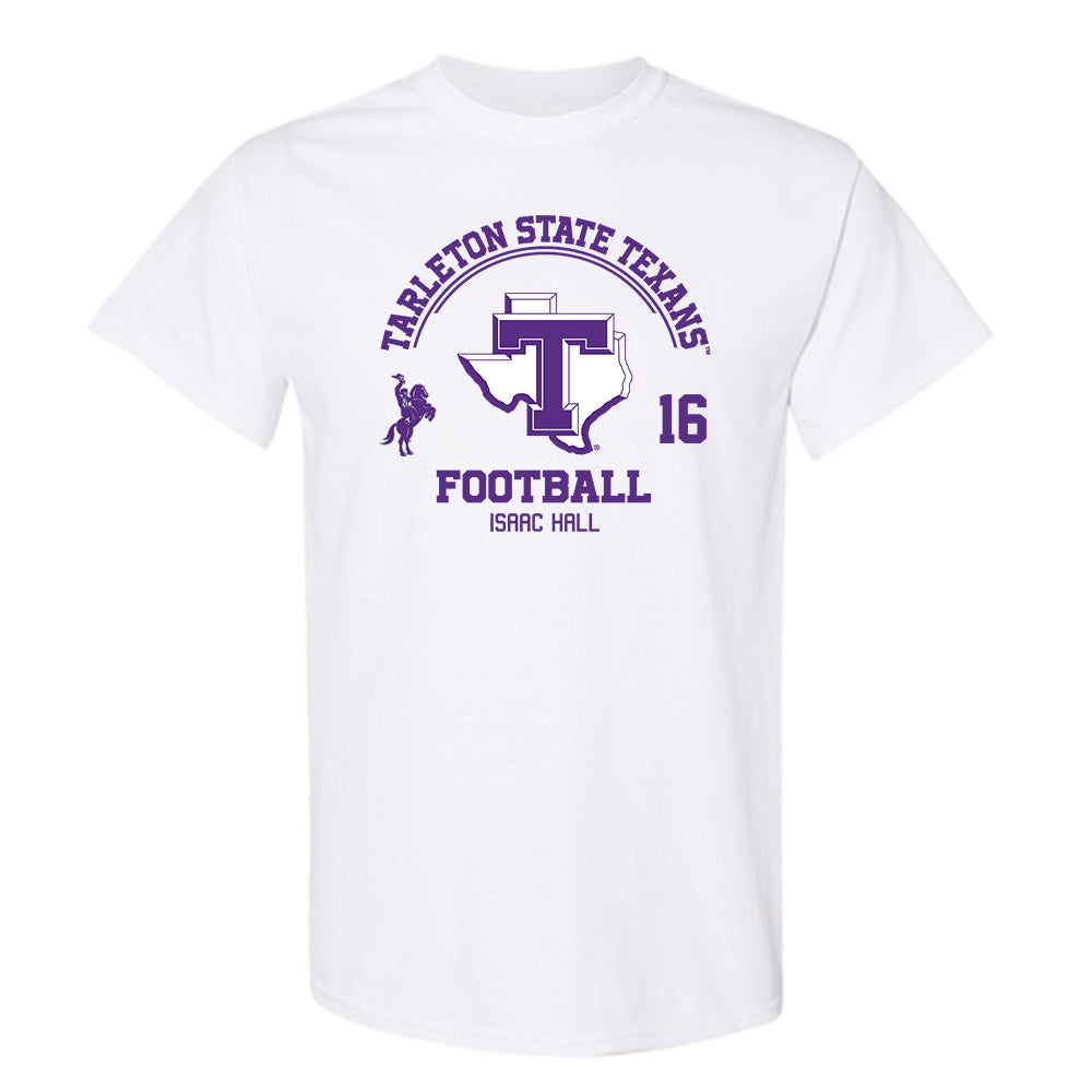 Tarleton State - NCAA Football : Isaac Hall - Classic Fashion Shersey T-Shirt-0