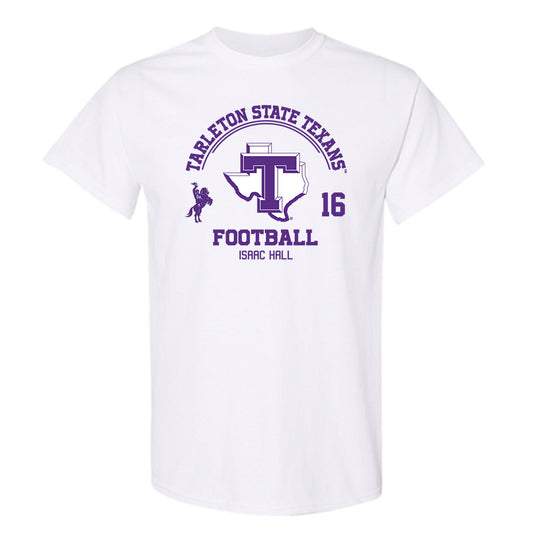 Tarleton State - NCAA Football : Isaac Hall - Classic Fashion Shersey T-Shirt-0