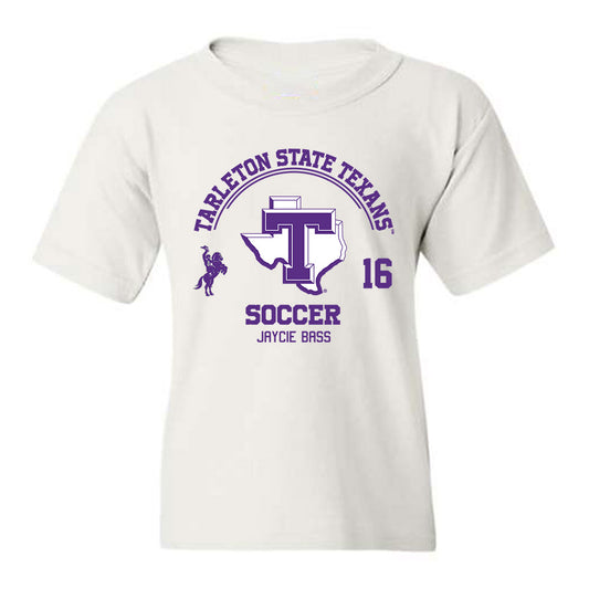 Tarleton State - NCAA Women's Soccer : Jaycie Bass - Classic Fashion Shersey Youth T-Shirt