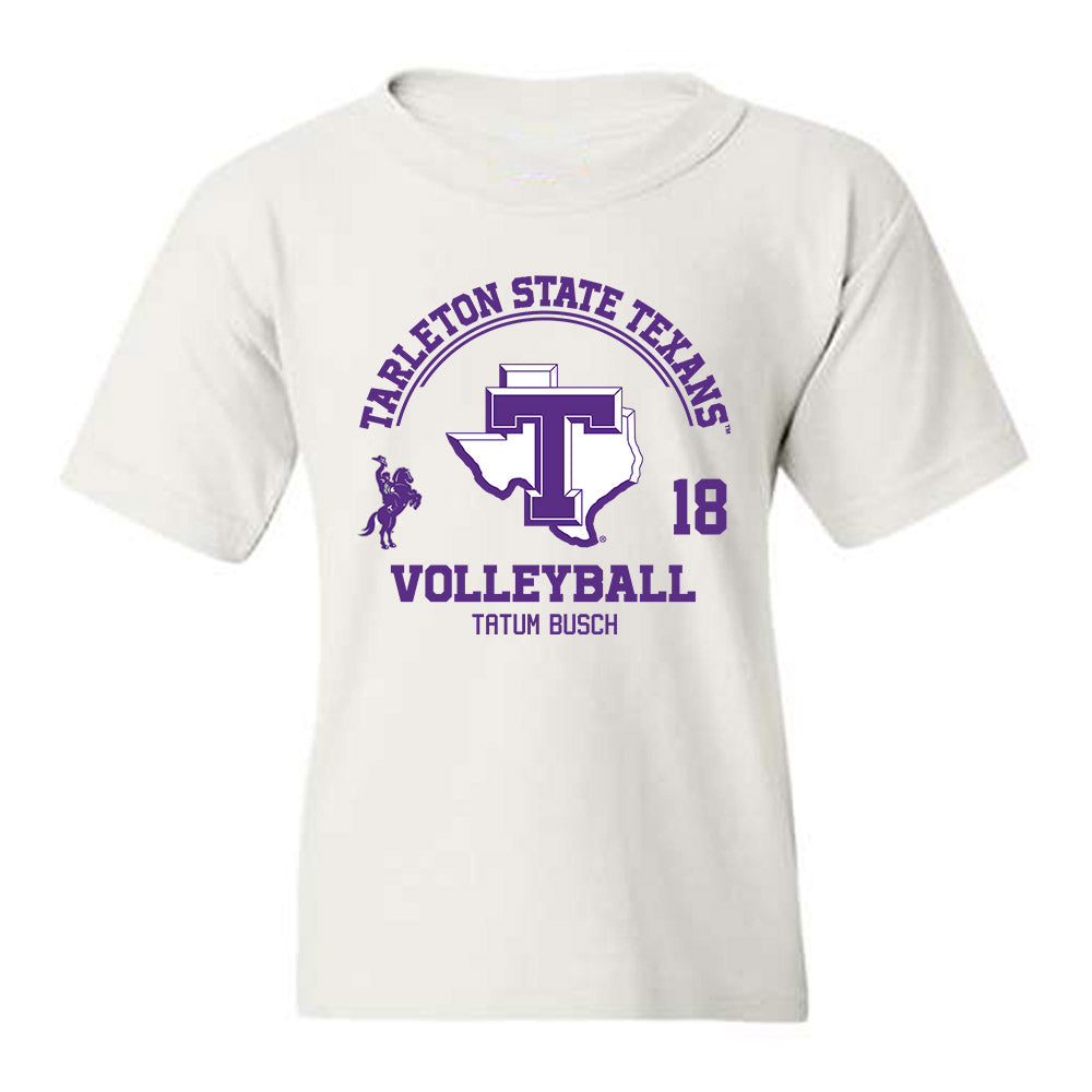 Tarleton State - NCAA Women's Volleyball : Tatum Busch - Classic Fashion Shersey Youth T-Shirt-0