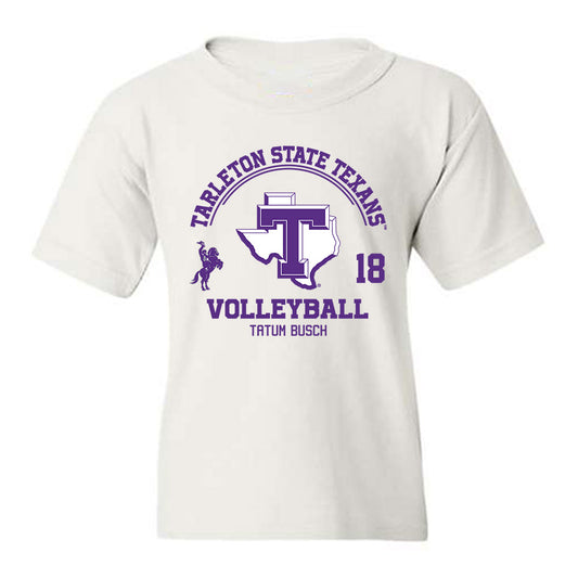 Tarleton State - NCAA Women's Volleyball : Tatum Busch - Classic Fashion Shersey Youth T-Shirt-0