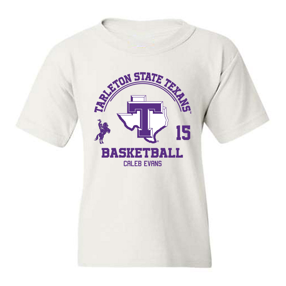 Tarleton State - NCAA Men's Basketball : Caleb Evans - Classic Fashion Shersey Youth T-Shirt-0