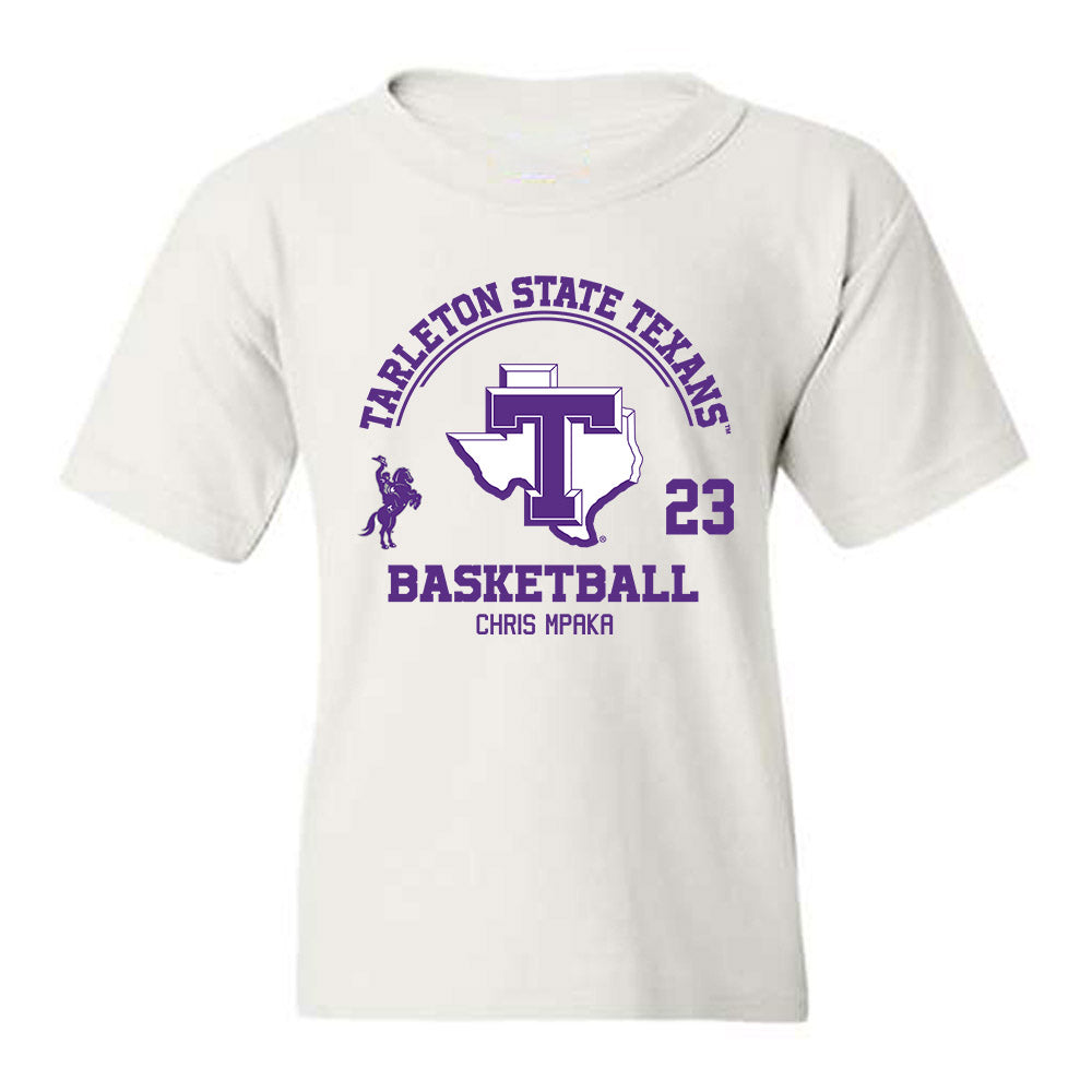 Tarleton State - NCAA Men's Basketball : Chris Mpaka - Classic Fashion Shersey Youth T-Shirt-0
