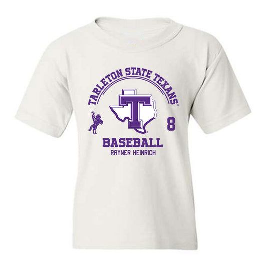 Tarleton State - NCAA Baseball : Rayner Heinrich - Classic Fashion Shersey Youth T-Shirt-0
