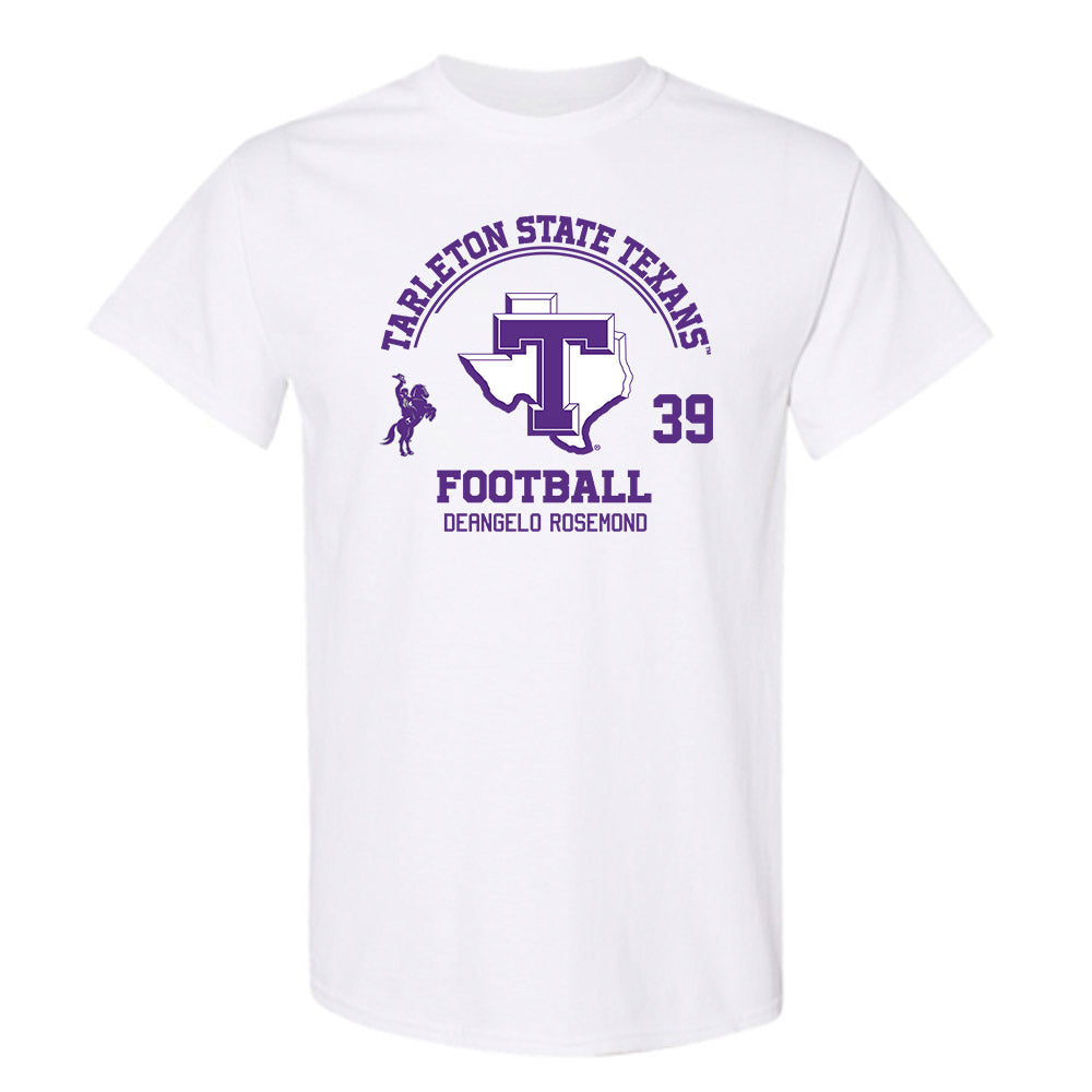 Tarleton State - NCAA Football : Deangelo Rosemond - Classic Fashion Shersey T-Shirt-0