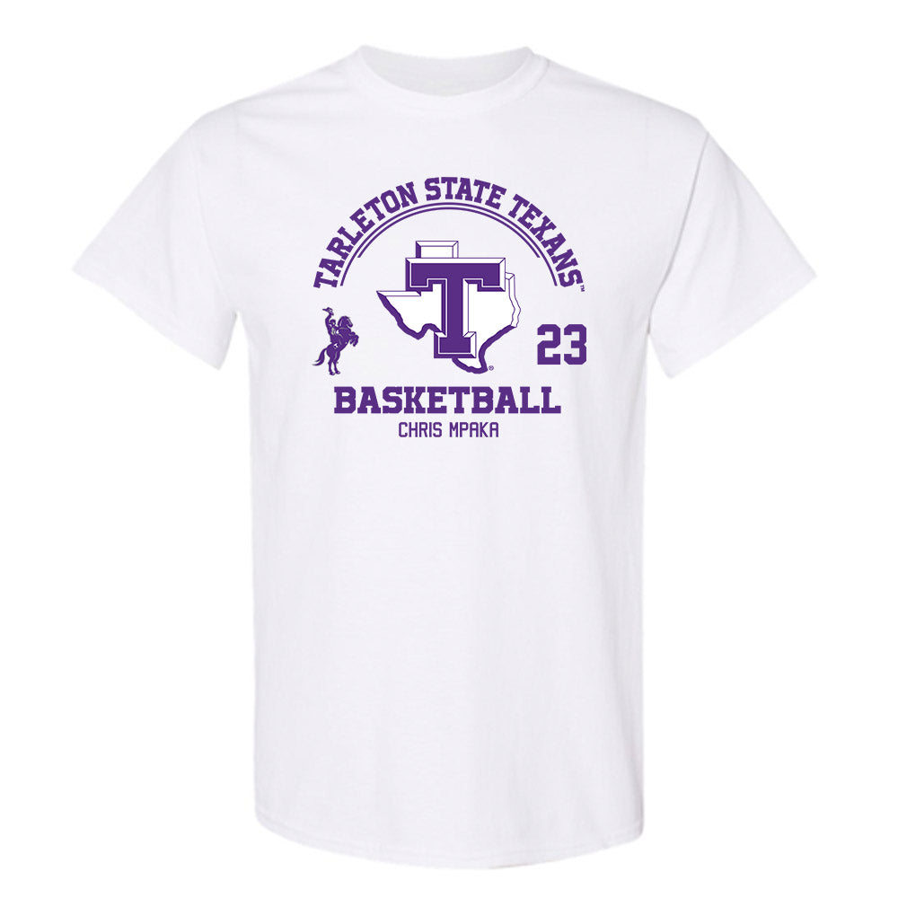 Tarleton State - NCAA Men's Basketball : Chris Mpaka - Classic Fashion Shersey T-Shirt-0