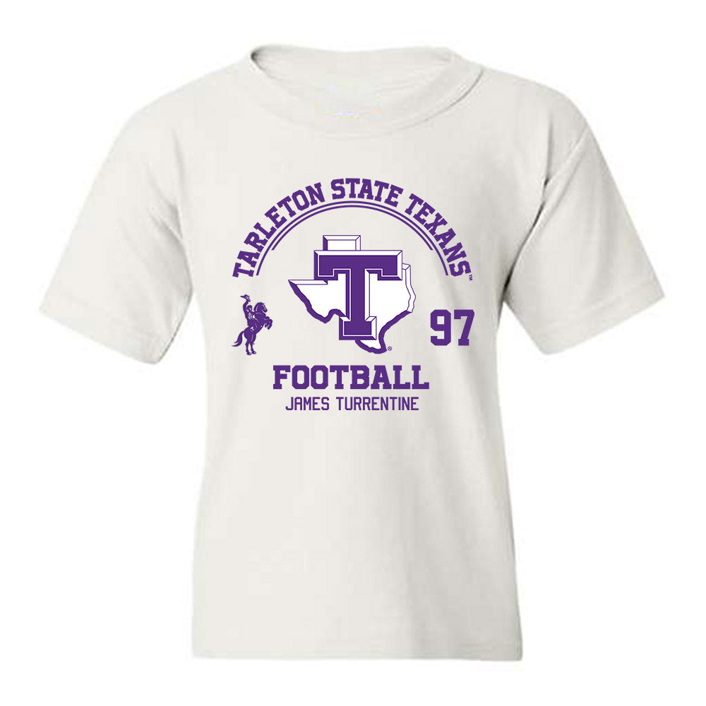 Tarleton State - NCAA Football : James Turrentine - Classic Fashion Shersey Youth T-Shirt-0