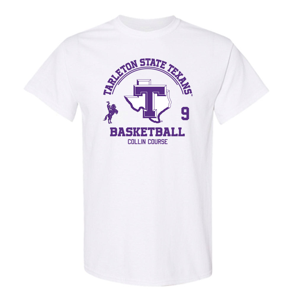Tarleton State - NCAA Men's Basketball : Collin Course - Classic Fashion Shersey T-Shirt-0