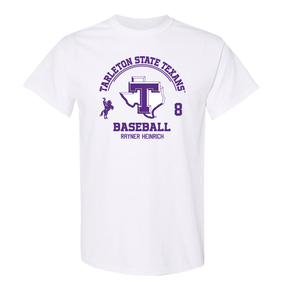 Tarleton State - NCAA Baseball : Rayner Heinrich - Classic Fashion Shersey T-Shirt-0