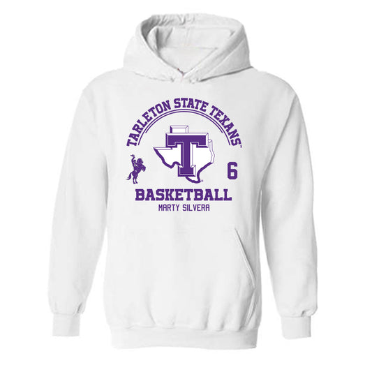 Tarleton State - NCAA Men's Basketball : Marty Silvera - Classic Fashion Shersey Hooded Sweatshirt-0
