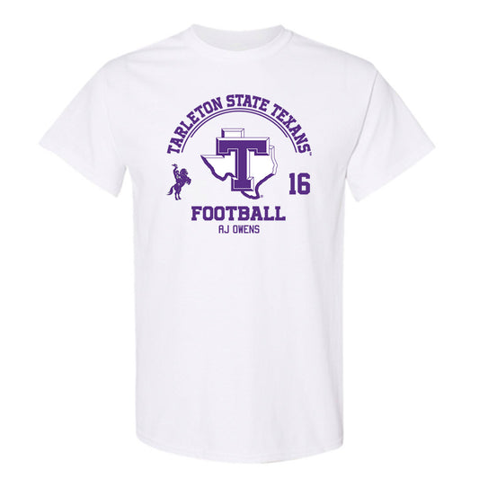 Tarleton State - NCAA Football : AJ Owens - Classic Fashion Shersey T-Shirt-0