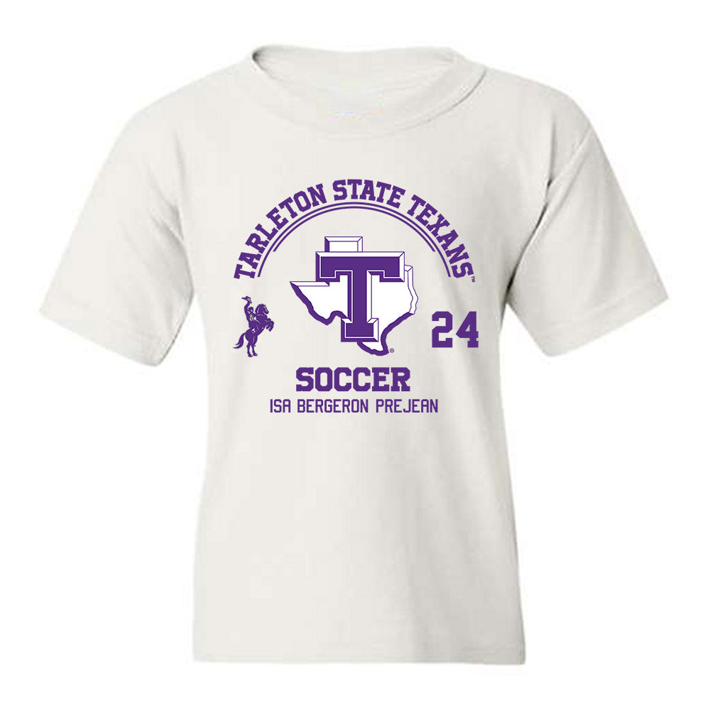 Tarleton State - NCAA Women's Soccer : Isa Bergeron-Prejean - Classic Fashion Shersey Youth T-Shirt-0