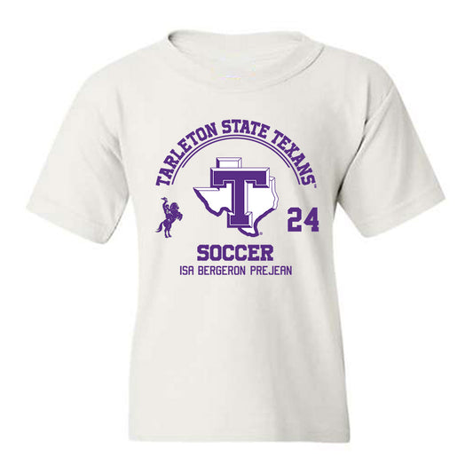Tarleton State - NCAA Women's Soccer : Isa Bergeron-Prejean - Classic Fashion Shersey Youth T-Shirt-0