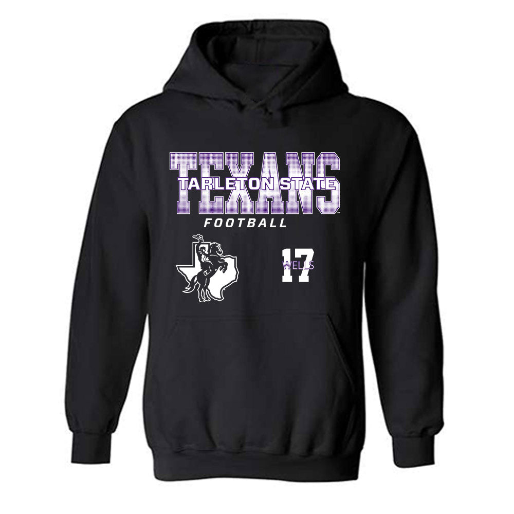 Tarleton State - NCAA Football : CJ Wells - Classic Fashion Shersey Hooded Sweatshirt-0